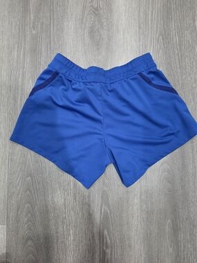 Nike Women's Royal Blue Athletic Shorts with Dark Trim
